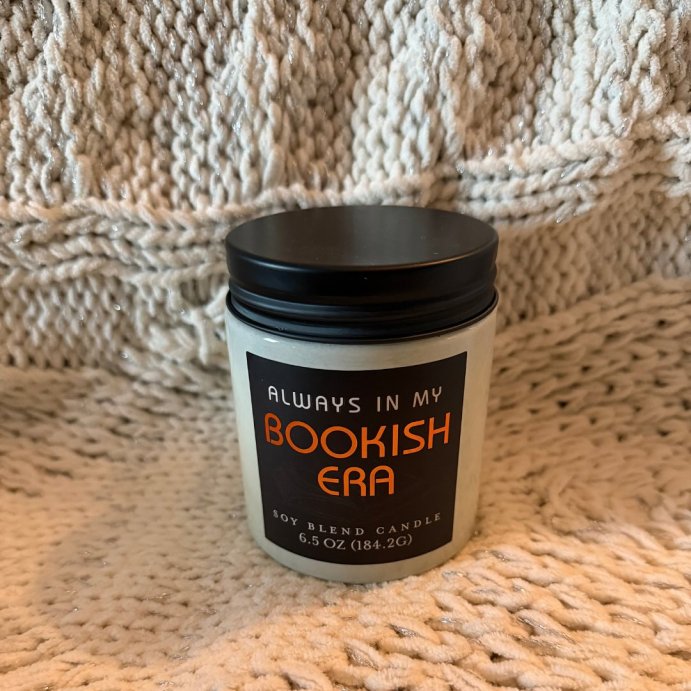 user image by @katshomeig, Candle  - Green Tea and Bamboo Bookish Era