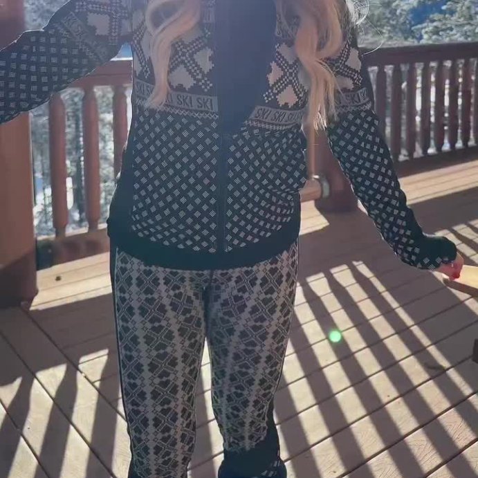 user image by @everyday_tina1, Women's Seamless Fair Isle Printed Full Zip Jacket - All In Motion™