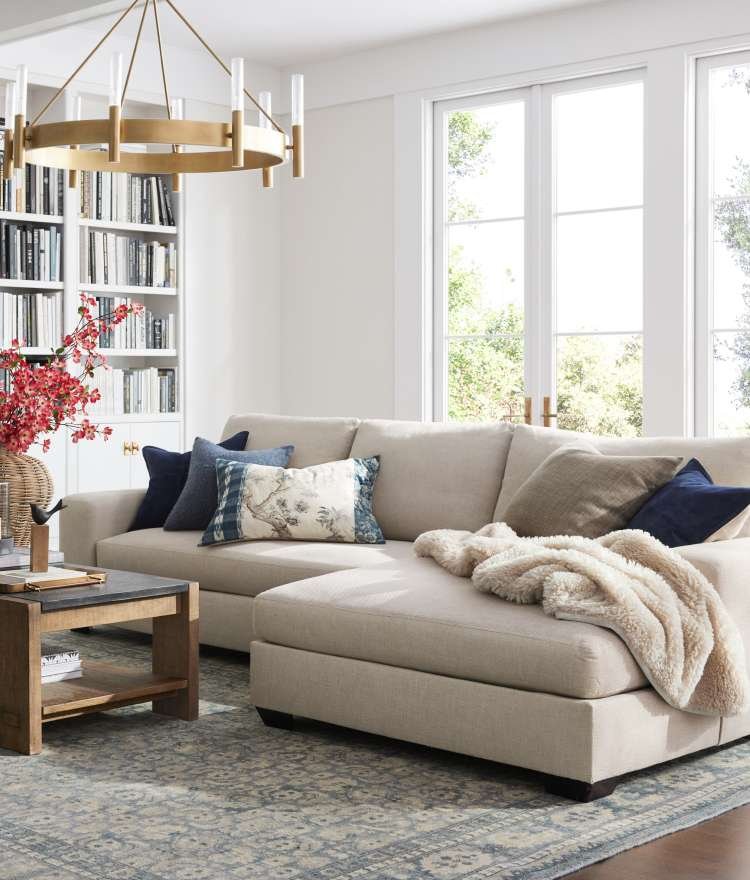 Pottery barn on sale manhattan couch