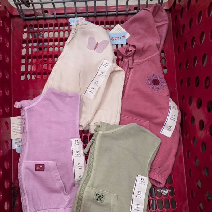 user image by @abbys_findsandfaves, Toddler Girls' Zip-Up French Terry Hoodie - Cat & Jack™