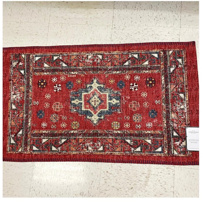 user image by @targettopdeals, Vintage Persian Medallion Kitchen Rug Red - Threshold™