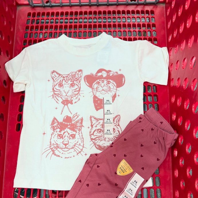user image by @thislovelylife_of_five, Girls' Heart Leggings - Cat & Jack™