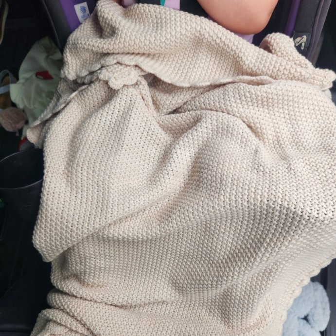 user image by @april198733, Scalloped Trim Knit Baby Blanket - Hearth & Hand™ with Magnolia