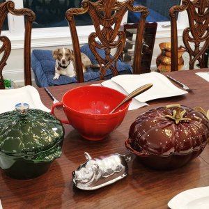 Staub Enameled Cast Iron Artichoke Cocotte, 3-Qt.