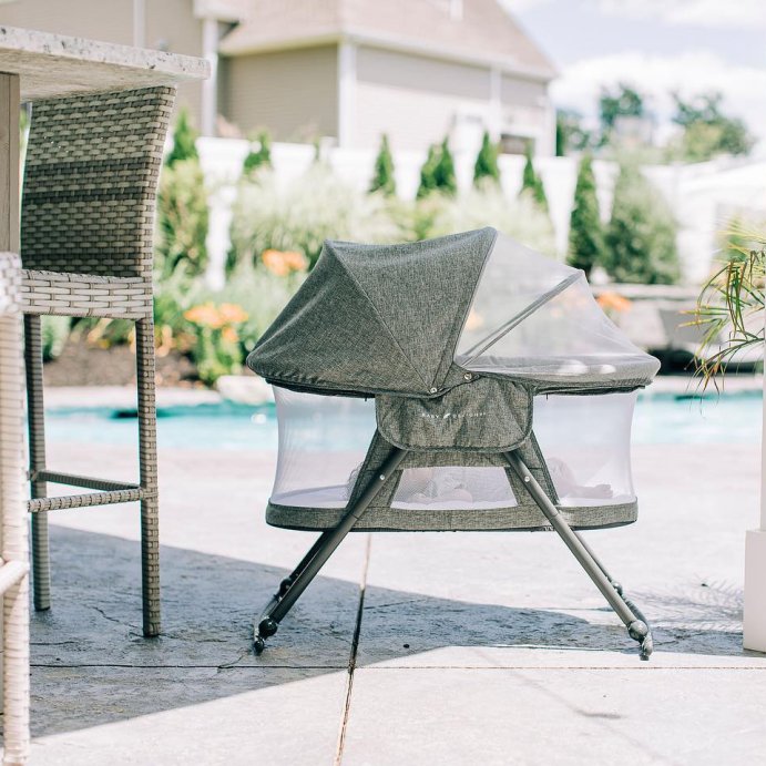 user image by @babydelightinc, Baby Delight Slumber Deluxe Portable Rocking Bassinet