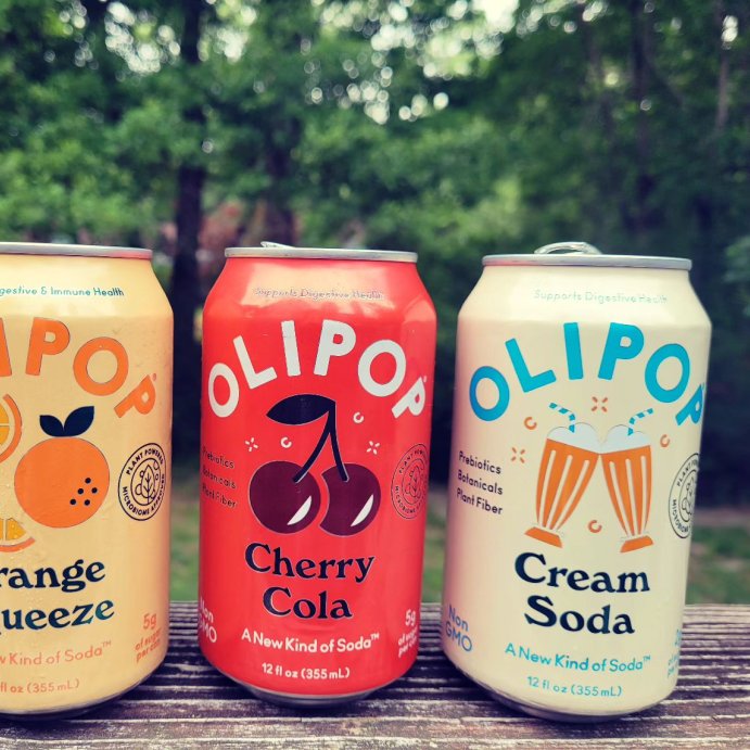 user image by @ohprincesssarah, OLIPOP Cream Soda Prebiotic Soda - 12 fl oz Can