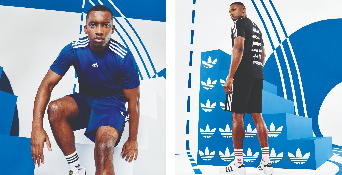 Curated image with adidas Squadra 21 Shorts - Navy, adidas Originals Back Hit Sticker T-Shirt - B...