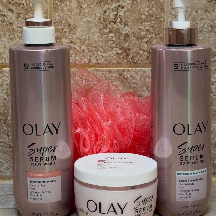 user image by @laladunn16, Olay Super Serum Body Wash for Normal skin - 18.5 fl oz