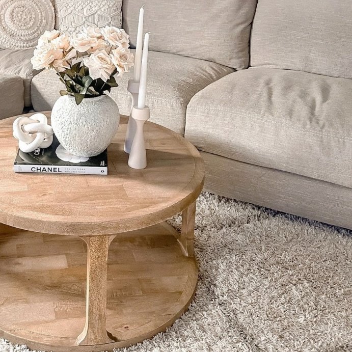 user image by @litafugere, Castalia Round Natural Wood Coffee Table - Threshold&#8482;