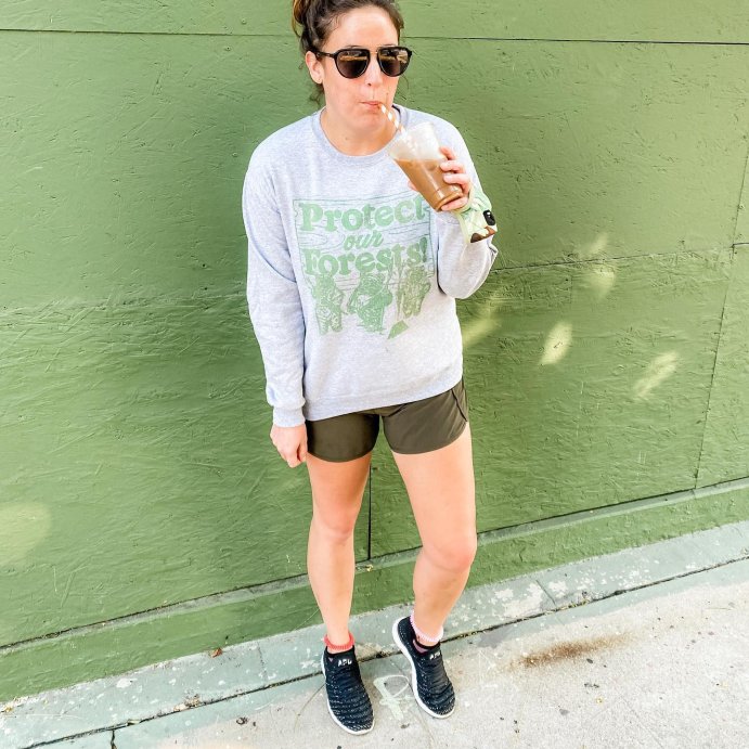 user image by @laurenlivesinleggings, Men's Star Wars Ewok Protect Our Forests Sweatshirt