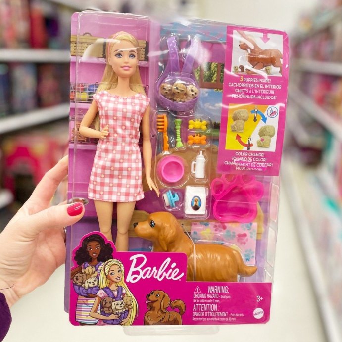 user image by @targetdealfinder, Barbie Doll Newborn Pups Playset