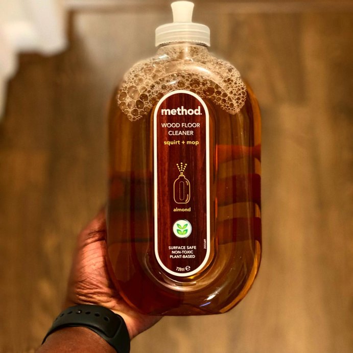 user image by @cleanwithwando, Method Almond Cleaning Products Squirt + Mop Wood Floor Cleaner - 25 fl oz