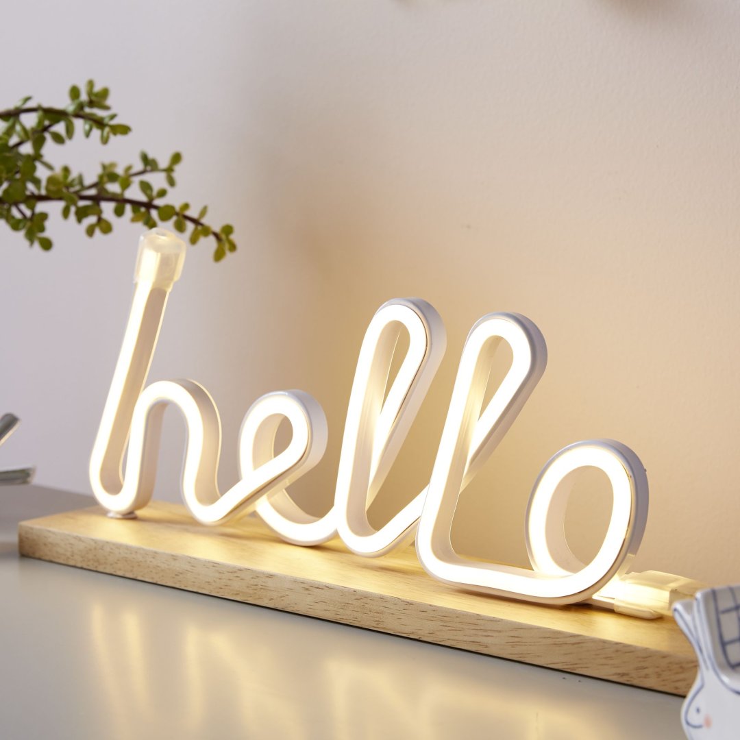Shop Hello Light Up Sign and more
