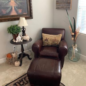 Manhattan Leather Armchair Pottery Barn