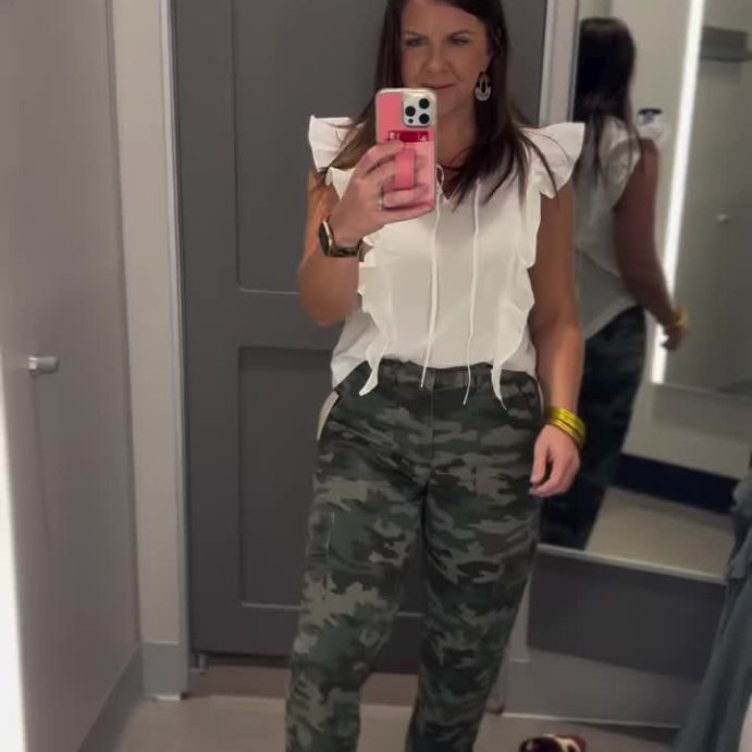 user image by @kcarver86, Women's Ruffle Short Sleeve Blouse - Universal Thread™