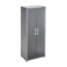 Shop Mastercraft 30" Grey 2-Door Tall Cabinet with Adjustable Shelves, 30 x 18 x 72-in and more