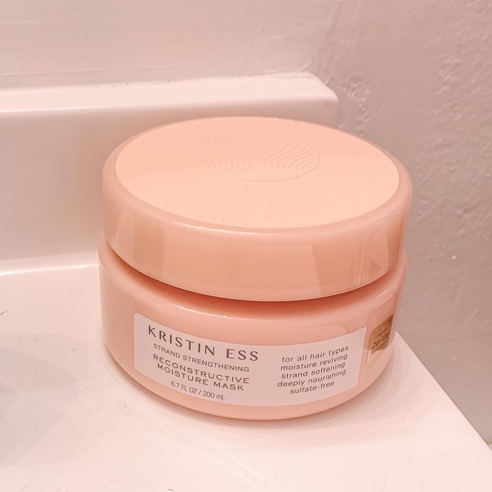 user image by @targetgirlies, Kristin Ess Hair Reconstructive Moisturizing Repair Mask, Deep Conditioner for Dry Damaged Hair with Shea Butter + Coconut Oil- 6.7 fl oz