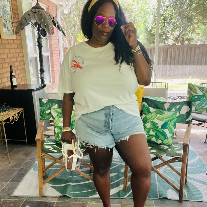user image by @kolo_kouture, Women's Short Sleeve Round Neck Oversized Graphic T-Shirt - Wild Fable™