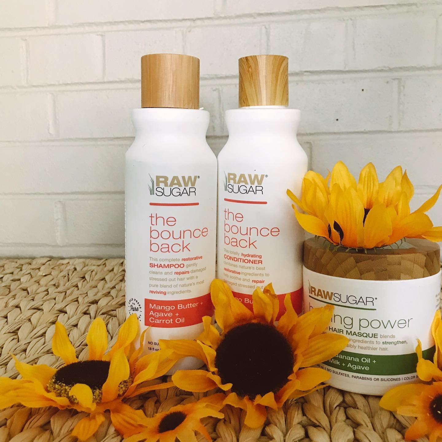 user image by @emma.manis, Raw Sugar Healing Power Hair Masque - Avocado Oil + Banana + Coconut Milk + Agave - 12oz
