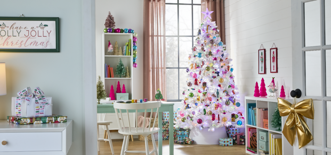 Shop CANVAS Merry Mingle Collection "Have a Holly Jolly Christmas" Metal Sign, 16.5-in, FOR LIVING Tabletop Christmas Decoration Mini Tinsel Tree, 12-in, Assorted Colours, CANVAS Neon Pink Plastic Trees Décor, 3pk, CANVAS Merry Mingle Collection Bird In Tree Costume Christmas Decoration, 7.5-in, CANVAS Merry Mingle Collection RGB Colour-Changing Star Tree Topper, 24-cm, NOMA Pre-Lit Colour-Changing Glacial Christmas Tree with Tree Stand, 600 LED Lights, 7-ft, CANVAS Merry Mingle Collection Red & Green Nutcracker Double-Sided Wood Sign, 13.5-in, For Living Padded Metallic Bows, Assorted Colours, 12-in and more