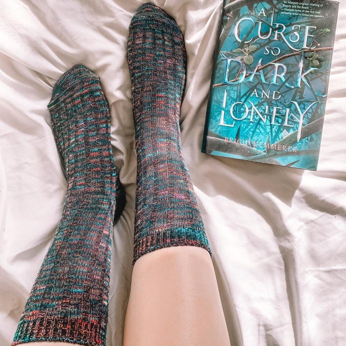 user image by @yourbookishfriendmelissa, Curse So Dark and Lonely -  by Brigid Kemmerer (Hardcover)