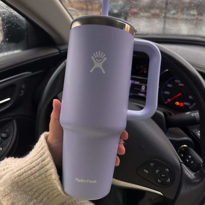 user image by @vacatlett, Hydro Flask 40oz All Around Travel Straw Tumbler