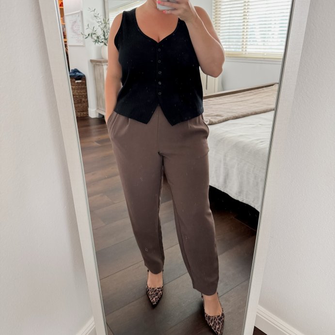 user image by @camp_bellez_closet, Women's Button-Front Sweater Vest - Universal Thread™