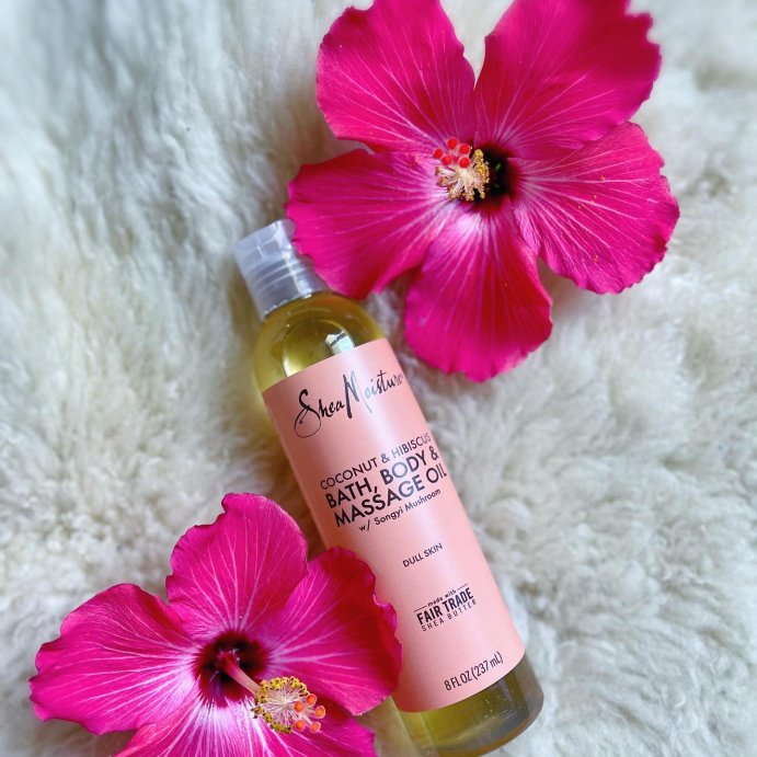 user image by @zandrahs_closet, SheaMoisture Coconut and Hibiscus Bath Body and Massage Oil - 8 fl oz