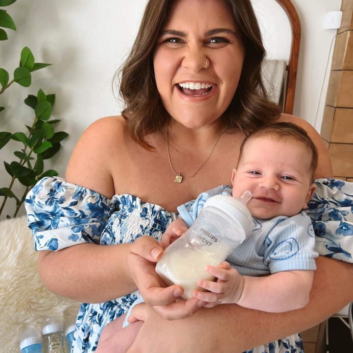 user image by @thebaileyp, Philips Avent 3pk Glass Natural Baby Bottle with Natural Response Nipple - Clear - 8oz