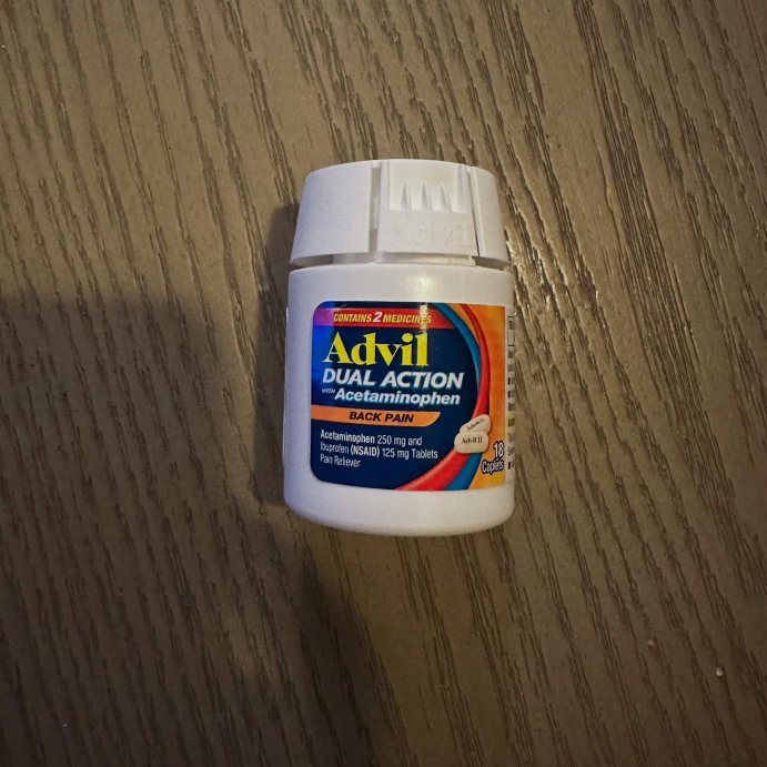 user image by @miz_vazquez, Advil Dual Action NSAID Ibuprofen Back Reliever - 18ct