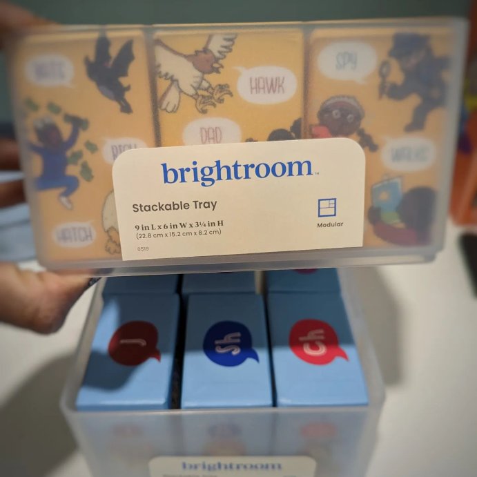 user image by @teachingslp, 9&#34;x6&#34;x3.25&#34; Large Plastic Bathroom Tray Clear - Brightroom&#8482;: Organizer, Stackable Storage, Hand Washable