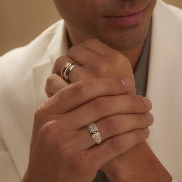 Stackable rings on sale for men