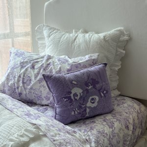 LoveShackFancy Eyelet Euro Pillow Cover