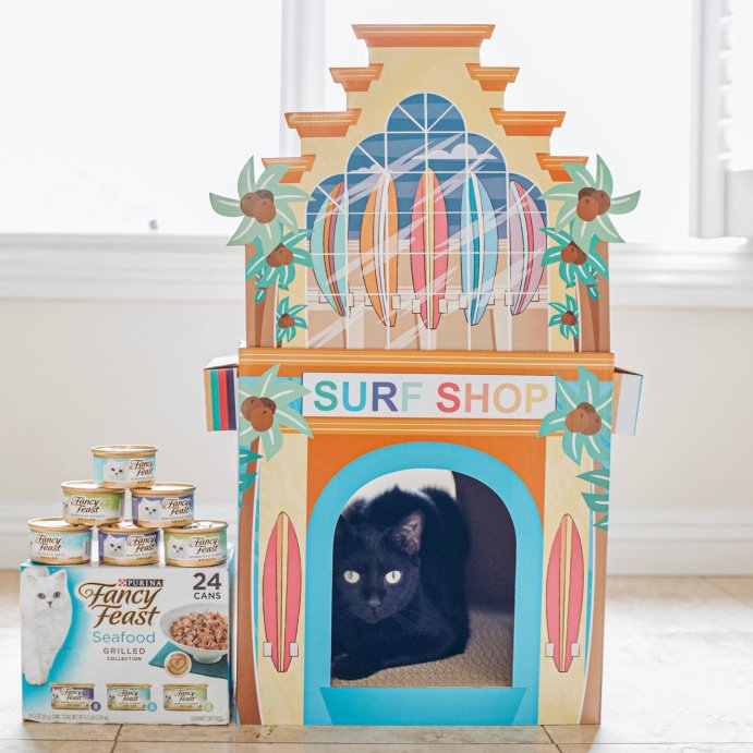 user image by @mamabirdandtribe, Purina Fancy Feast Variety Pack Fish, Seafood, Tuna and Salmon Flavor Gravy Wet Cat Food Cans - 3oz/24ct