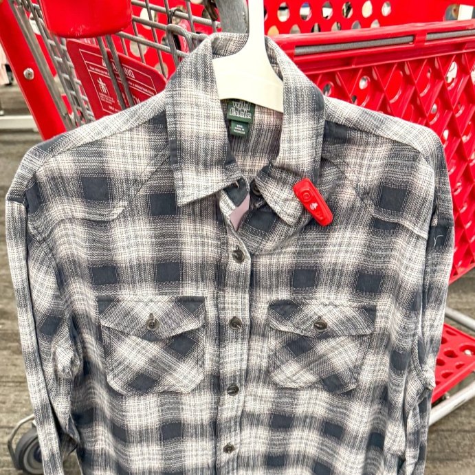 user image by @targettakesmypaycheck, Women's Oversized Long Sleeve Collared Flannel Shirt - Wild Fable™