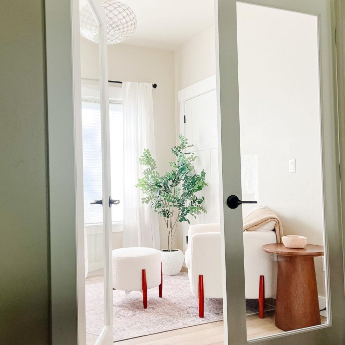 user image by @branchboundhome, Elroy Accent Chair with Wooden Legs - Threshold™ designed with Studio McGee