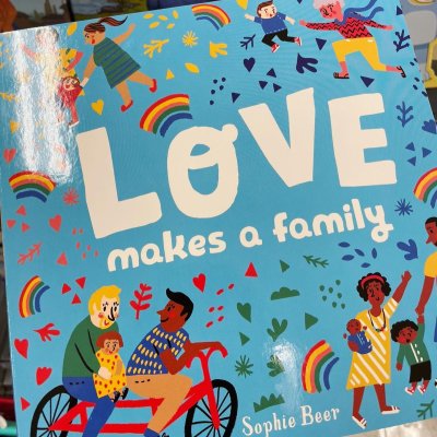 Love Makes a Family Colorful Board Book