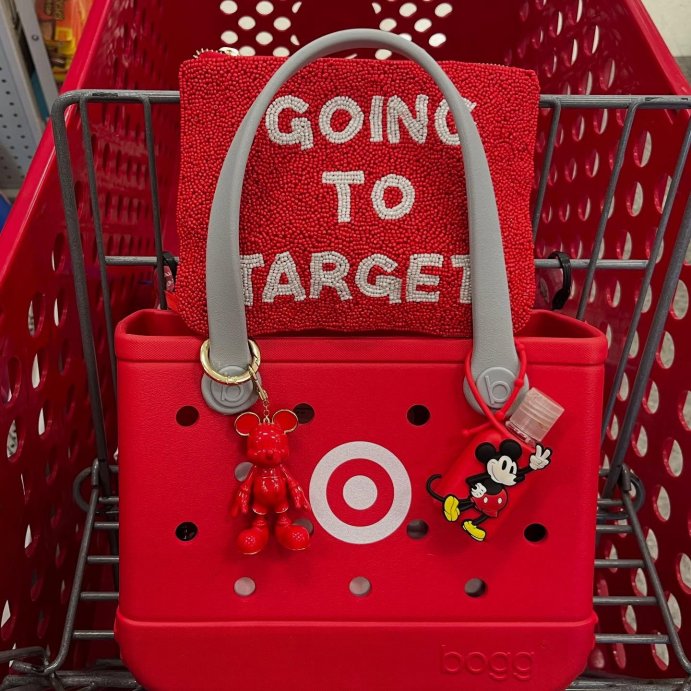 user image by @sassyfrassymagic, Bogg Bag Original Bullseye Tote Bag - Red