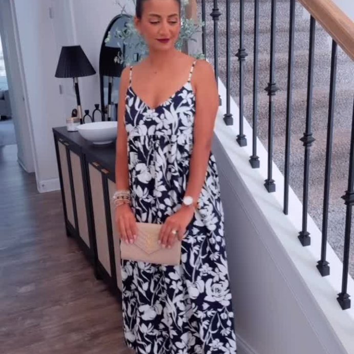 user image by @sherilouka_, Women's Seersucker Maxi A-Line Dress - A New Day™