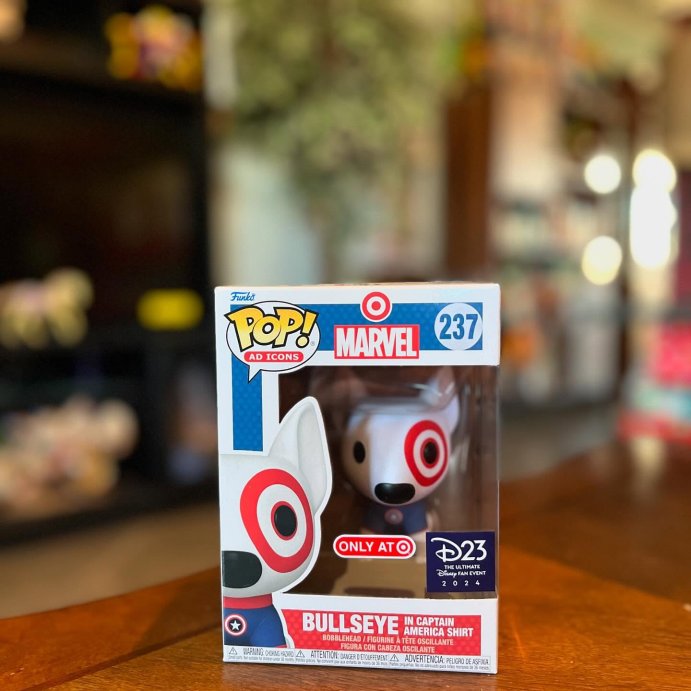 user image by @alfponcho, Funko POP! AD Icons: Bullseye in Captain America Shirt Bobblehead Figure (Target Exclusive)