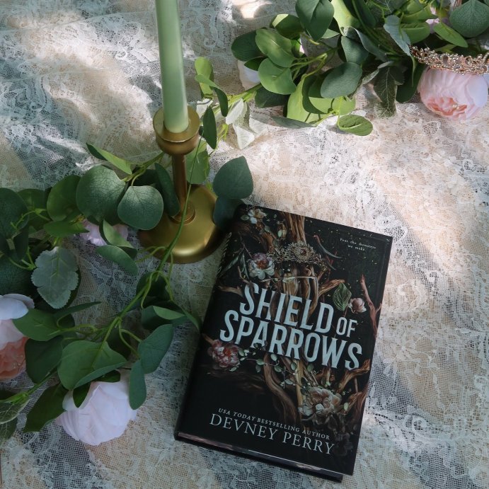 user image by @kickinwithkelso, Shield of Sparrows - by  Devney Perry (Hardcover)