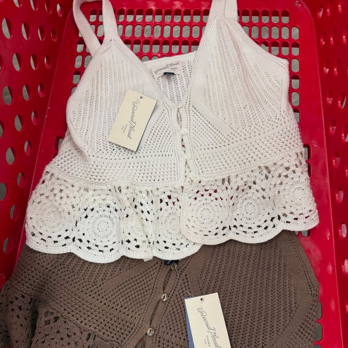user image by @targetchaos, Women's Pointelle Sweater Tank Top - Universal Thread™