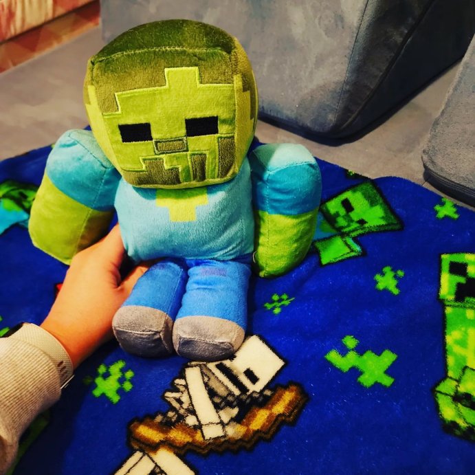 user image by @belleathletics, Minecraft Zombie Kids&#39; Pillow Buddy