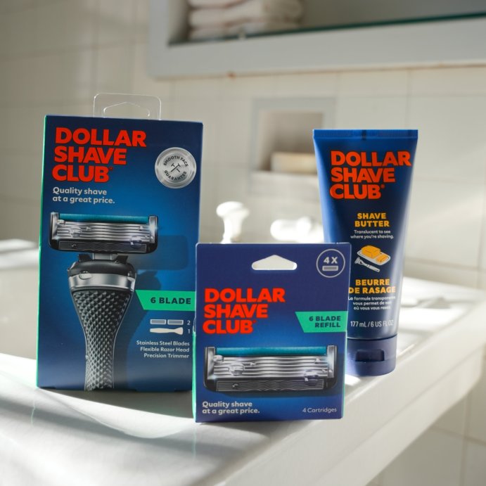 user image by ericgoldie, Dollar Shave Club 6-Blade Men&#39;s Razor Starter Set - 1 Handle + 2 Cartridges
