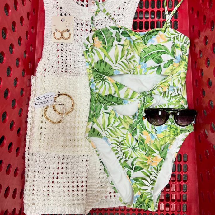 user image by @_targetxbri, Women&#39;s Tortoise Shell Print Narrow Geo Round Sunglasses - Universal Thread&#8482; Brown: Scratch-Resistant, UV Protection