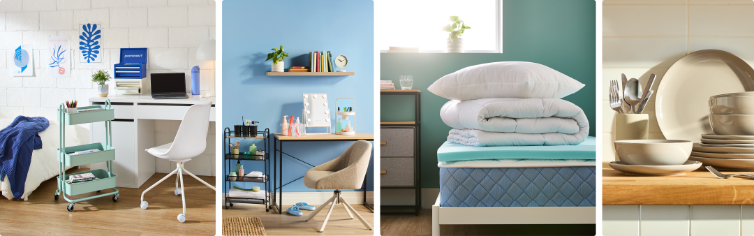 Shop Service de vaisselle en grès Farmhouse Bistro CANVAS Edenhill pour 4 personnes, crème, paq. 16, Matelas en mousse gel avec ressorts ensachés dans une boîte Brassex Cilia, tailles variées, Chaise de bureau pivotante Canvas Chester, écru, Chariot à 3&nbsp;niveaux à 4&nbsp;roulettes en acier Type A Momentum, eucalyptus, Miroir à DEL portatif réglable CANVAS pour maquillage, écran tactile et chargement USB, blanc, 15&nbsp;po, Mini coffre à outils à 2 tiroirs Mastercraft, bleu, Chariot à 3&nbsp;niveaux à 4&nbsp;roulettes en acier Type A Momentum, noir, Chaise de bureau CANVAS Edson, blanc, Bourre pour oreiller en polyester For Living and more