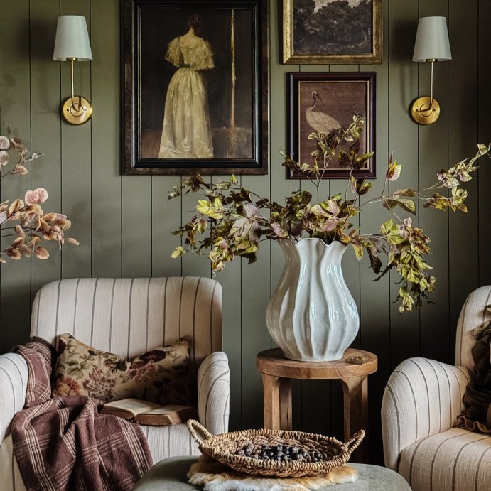 user image by @theresachristinehome, Pleated Ceramic Vase Sour Cream - Hearth & Hand™ with Magnolia