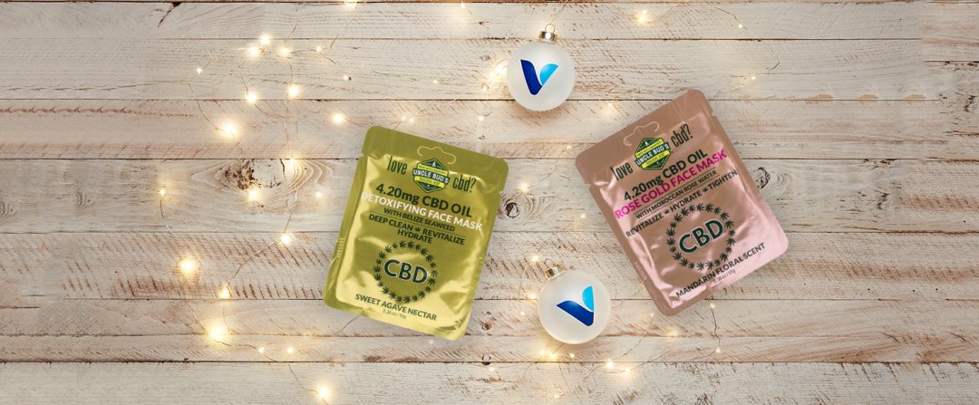 Shop Uncle Bud's CBD Hemp Extract Rose Gold Face Mask - 4.20 MG CBD Oil Per Mask - Mandarin Floral (1 Mask), Uncle Bud's CBD Hemp Extract Detoxifying Face Mask - 4.20 MG CBD Oil Per Mask - Sweet Agave Nectar (1 Mask) and more