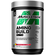 Shop Muscletech Amino Build Elite Performance & Strength Max-Dosed BCAA + EAAs - Rainbow Fruit Candy (14.78 oz. / 25 Servings) and more