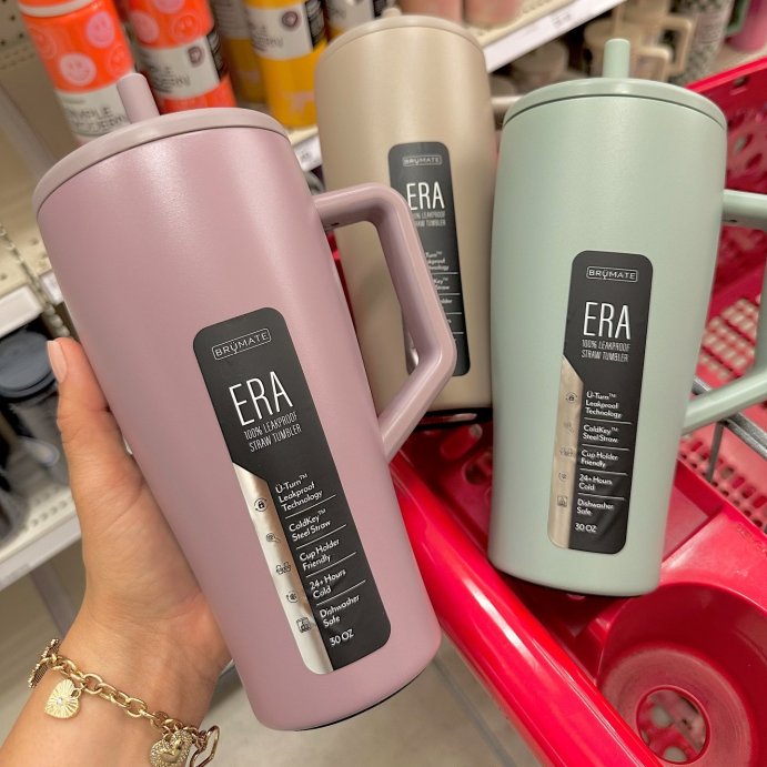 user image by @thetargetexplorer, BruMate Era 30oz 100% Leakproof Straw Tumbler